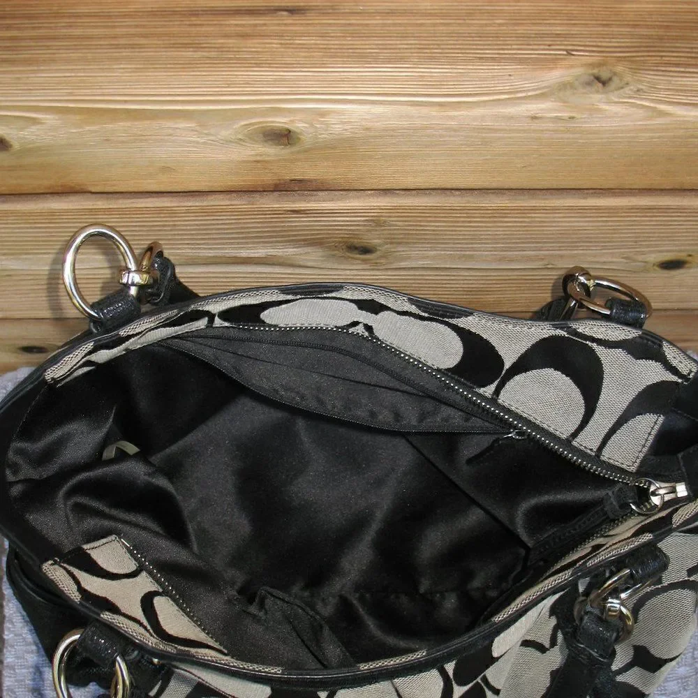 Coach Alexandra Signature Jacquard Large Bag